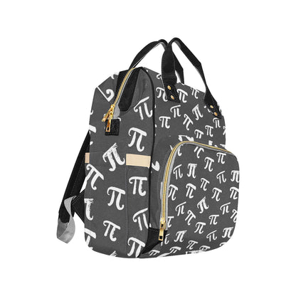 Pi Day Pattern Print Design A02 Diaper Bag Backpack
