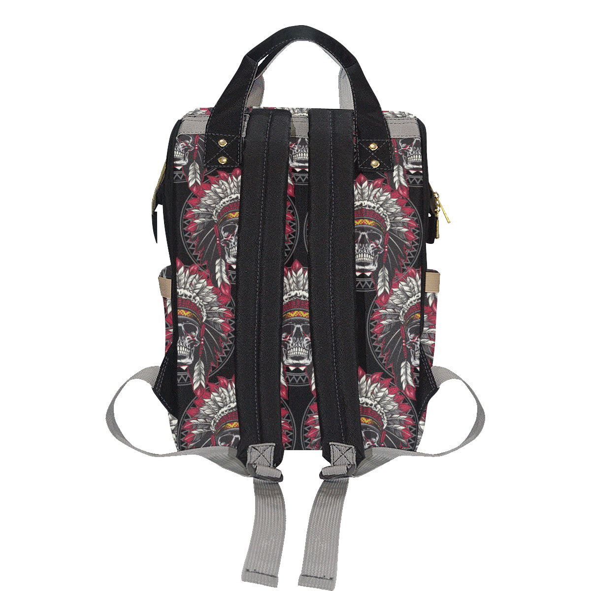Native Indian Skull Diaper Bag Backpack