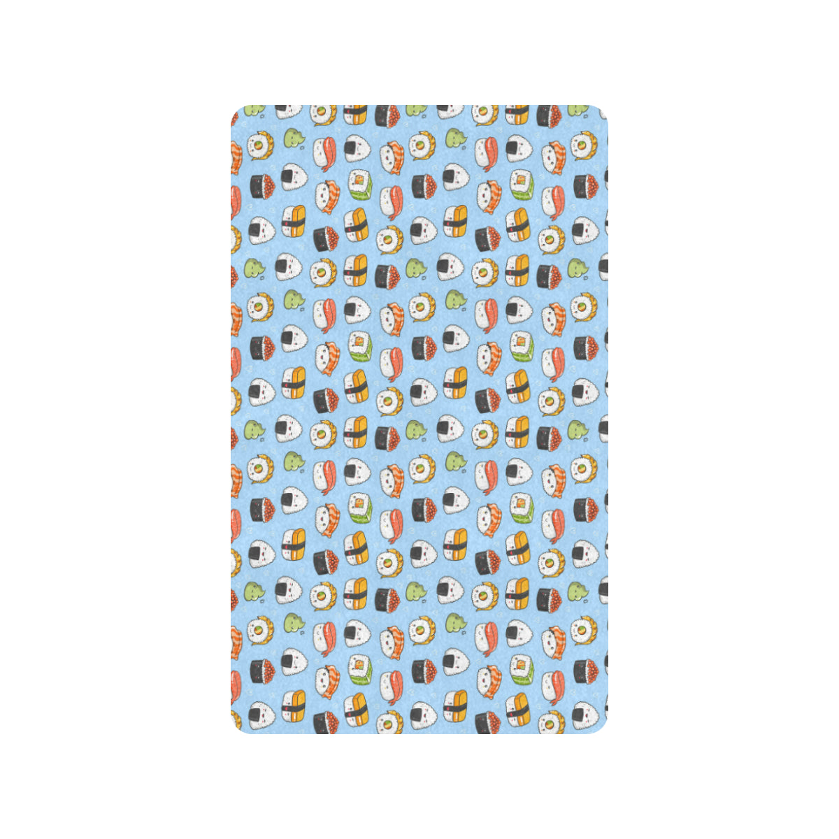 Sushi Cartoon Design Rubber Doormat