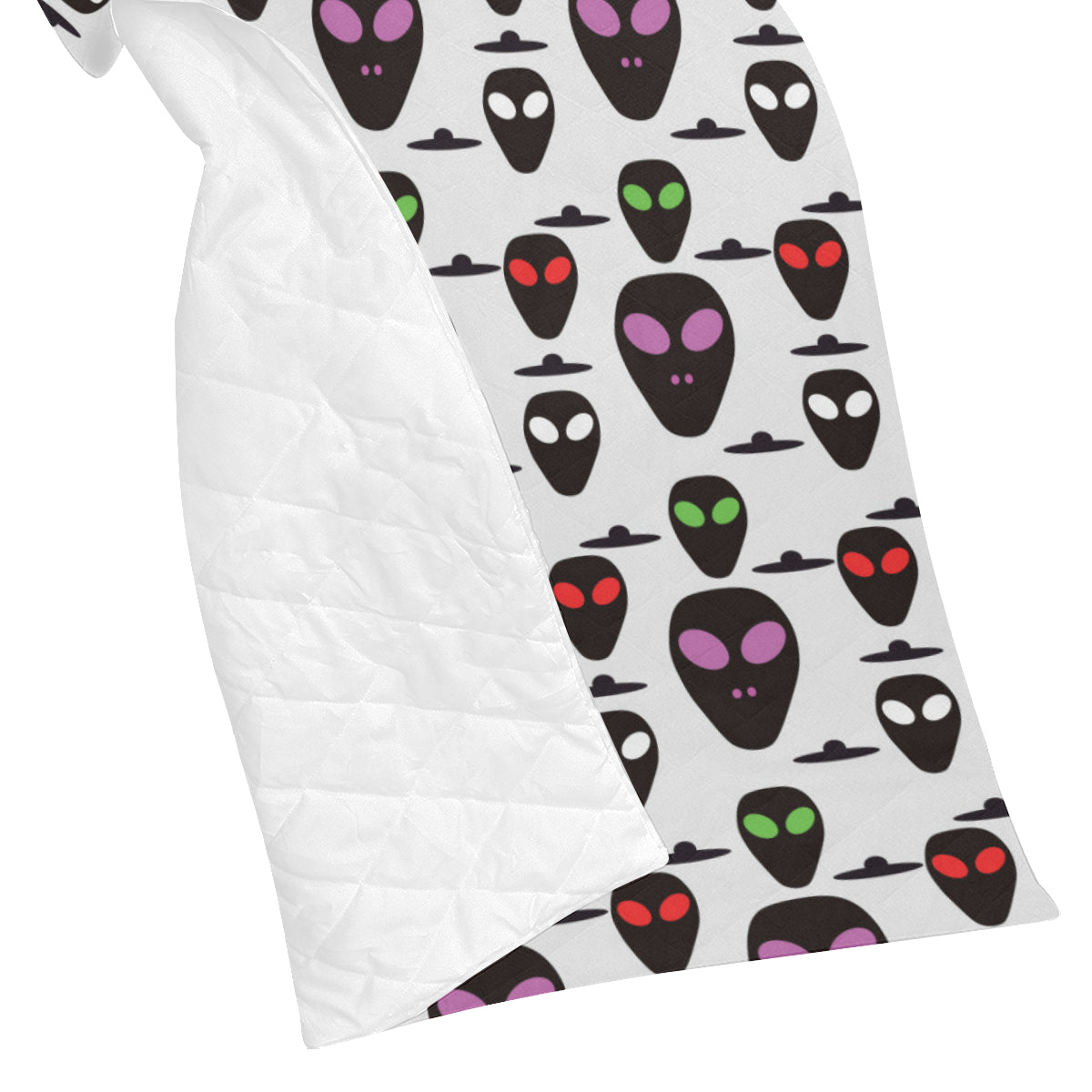 Alien Pattern Print Design 06 Premium Quilt