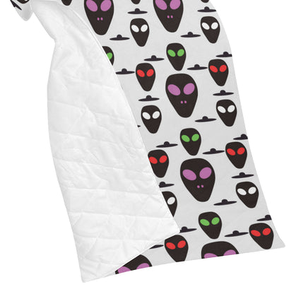 Alien Pattern Print Design 06 Premium Quilt