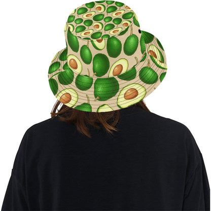 Avocado Pattern Print Design AC010 Unisex Bucket Hat