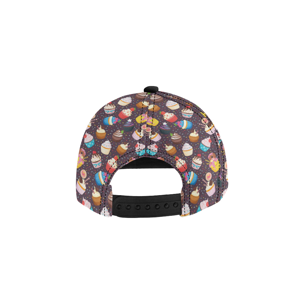 Cupcakes Party Print Pattern Snapback Cap