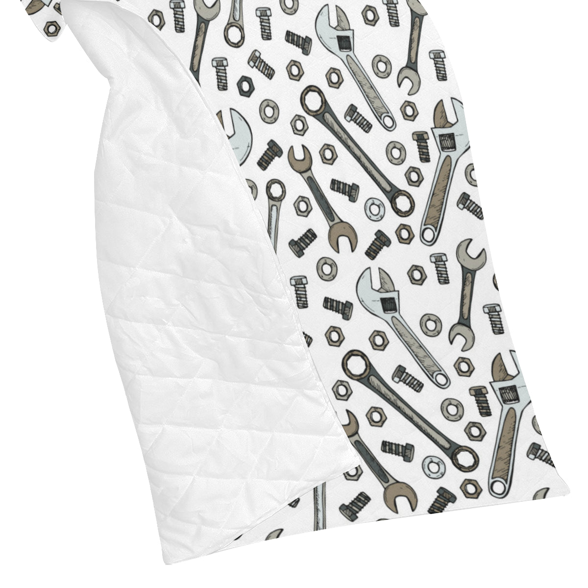 Mechanic Pattern Print Design 03 Premium Quilt
