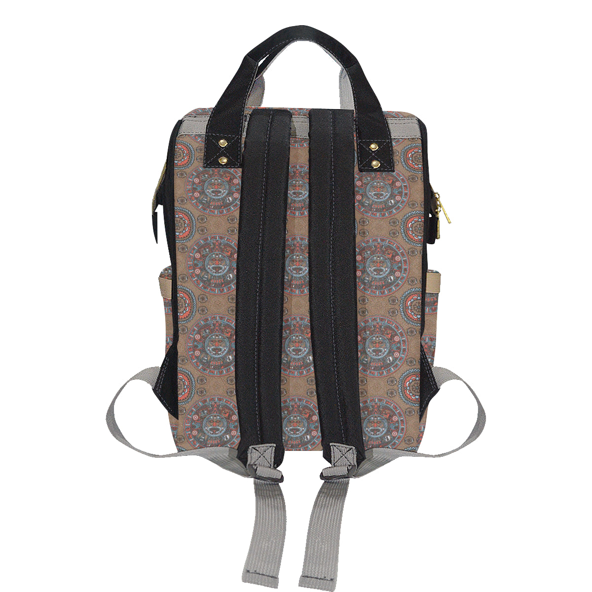 Calendar Aztec Pattern Print Design 03 Diaper Bag Backpack