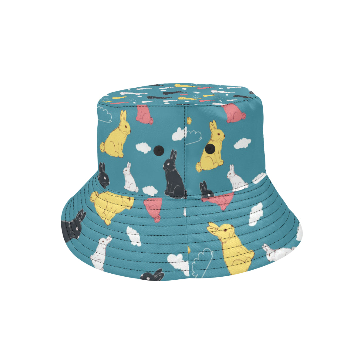 Rabbit Pattern Print Design RB014 Unisex Bucket Hat