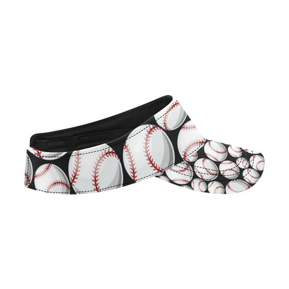 Baseball Black Background Unisex Sun Visor
