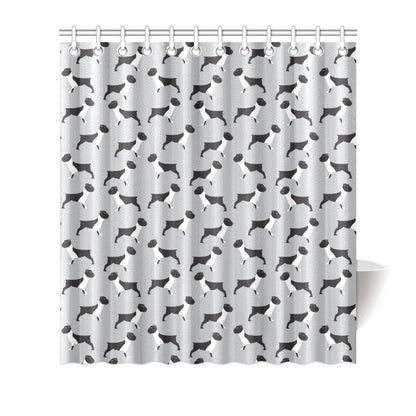 Boxers Pattern Print Design 01 Shower Curtain