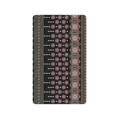 Ethnic Dot Style Print Pattern Rubber Doormat