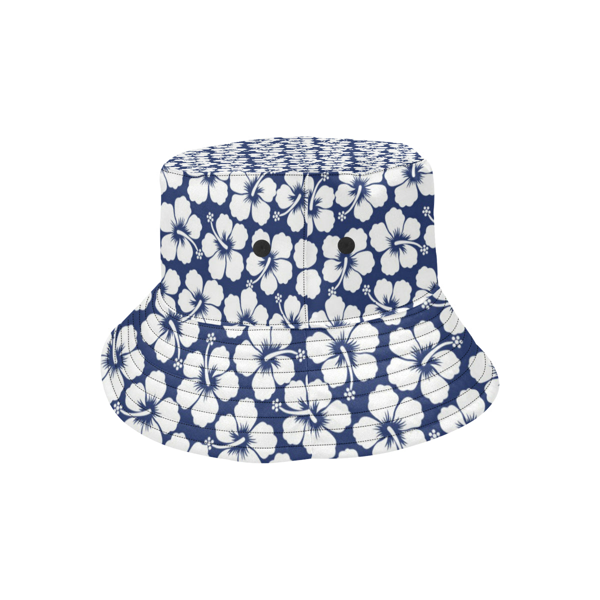 Hibiscus Pattern Print Design HB013 Unisex Bucket Hat