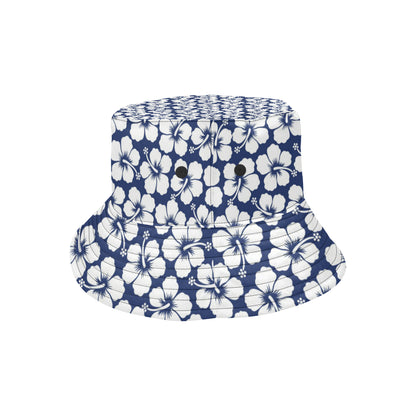 Hibiscus Pattern Print Design HB013 Unisex Bucket Hat