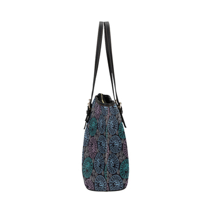 Eye of Horus Ethnic Pattern Leather Tote Bag