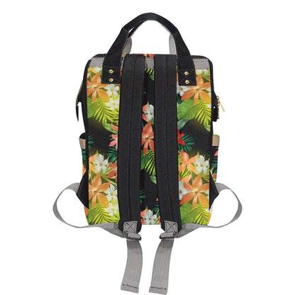 Amaryllis Pattern Print Design AL07 Diaper Bag Backpack