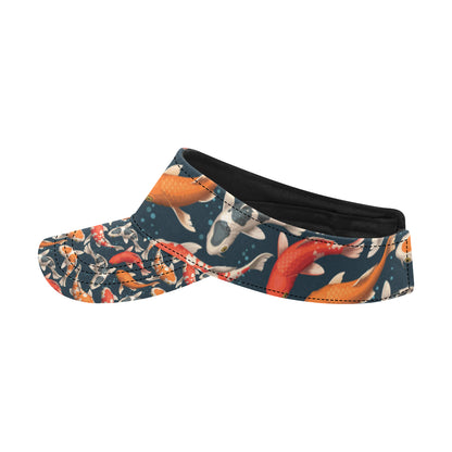 Koi Carp Cute Design Themed Print Unisex Sun Visor