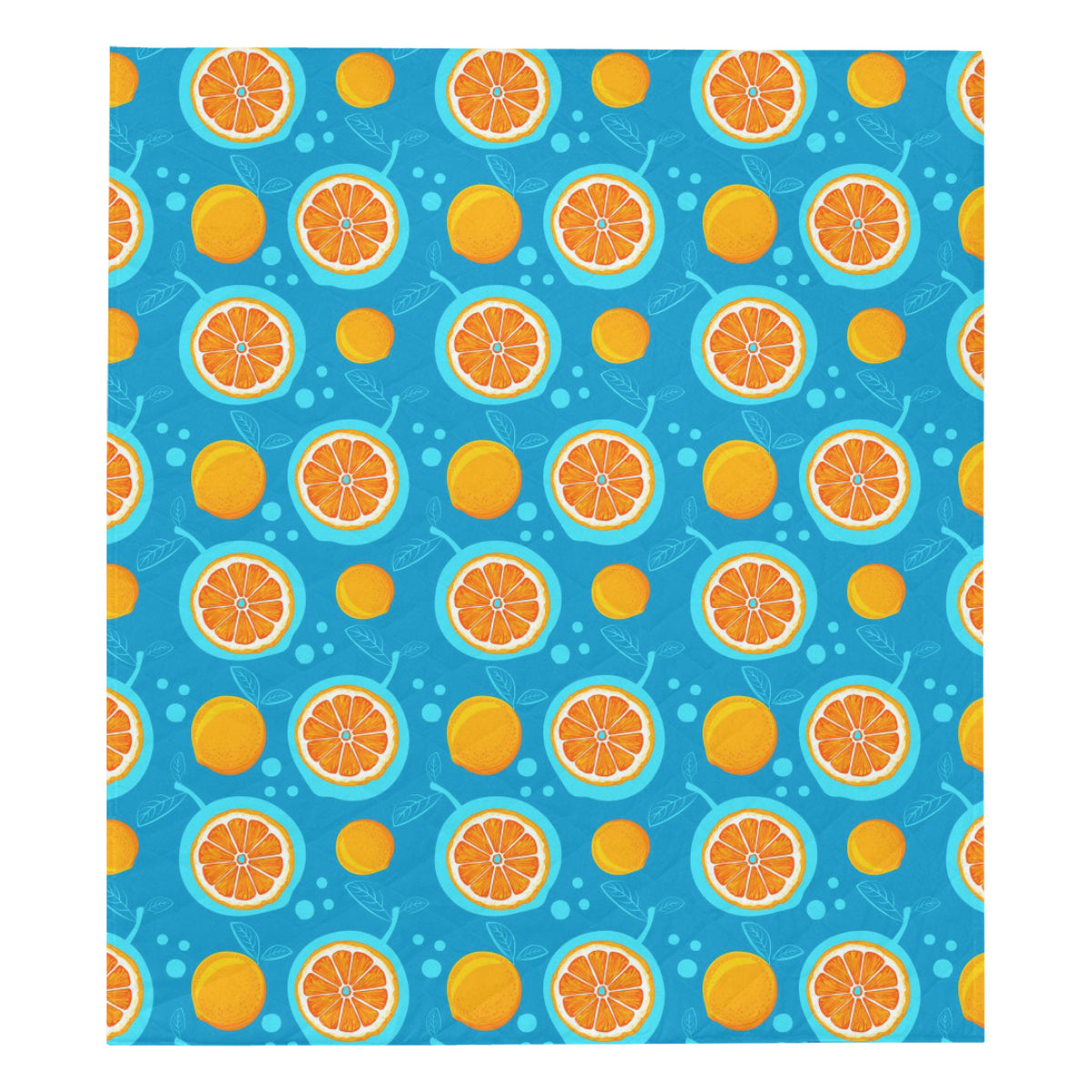 Grapefruit Pattern Print Design GF03 Premium Quilt