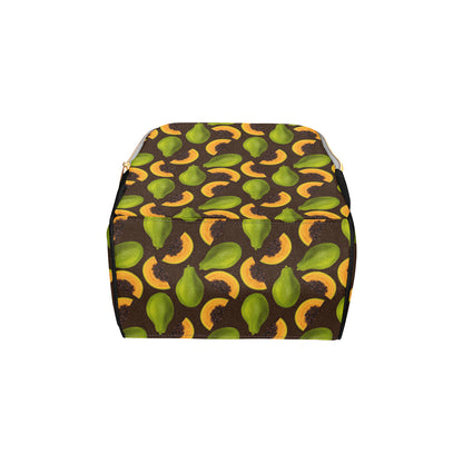 Papaya Pattern Print Design PP04 Diaper Bag Backpack