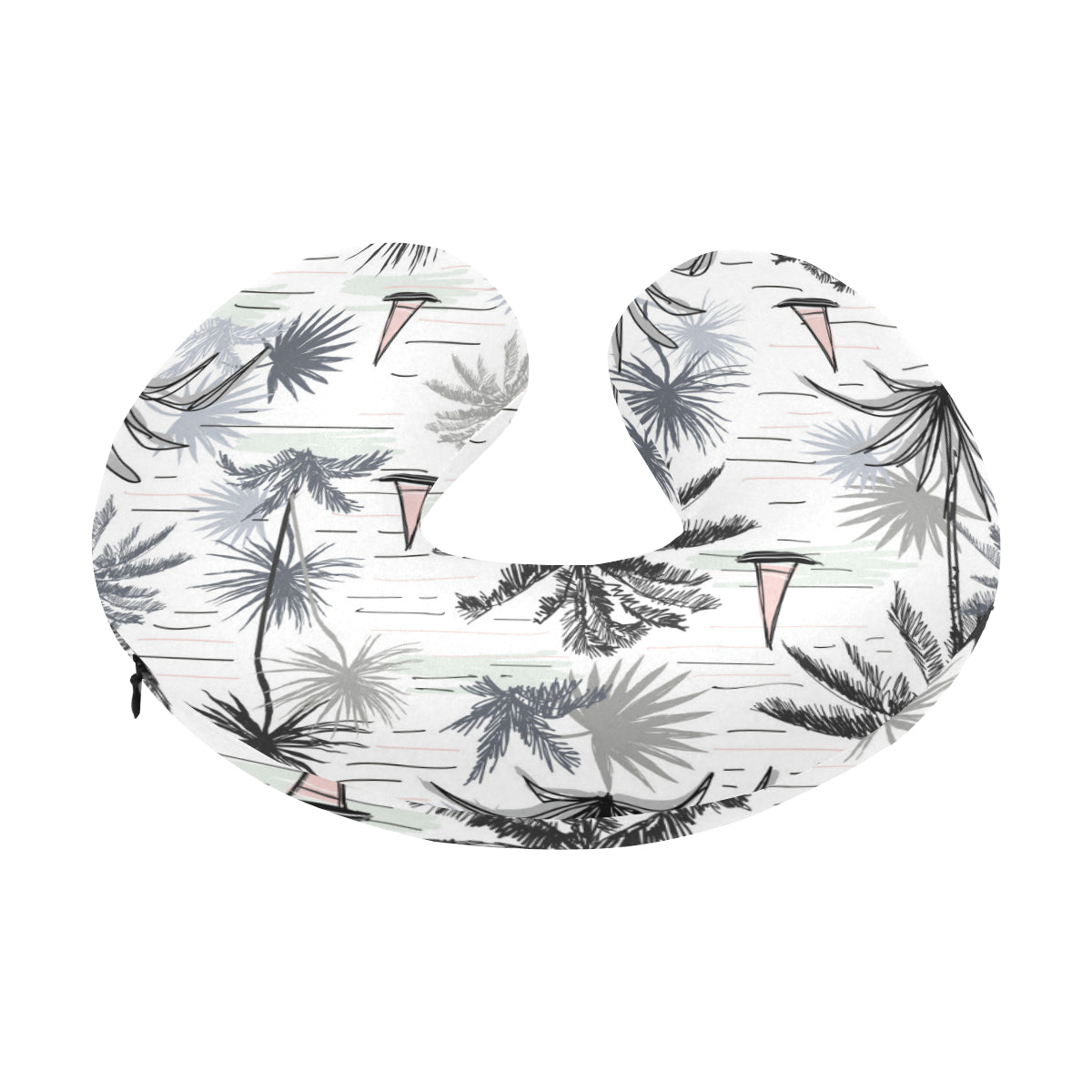 Pacific island Pattern Print Design A04 U-Shaped Travel Neck Pillow