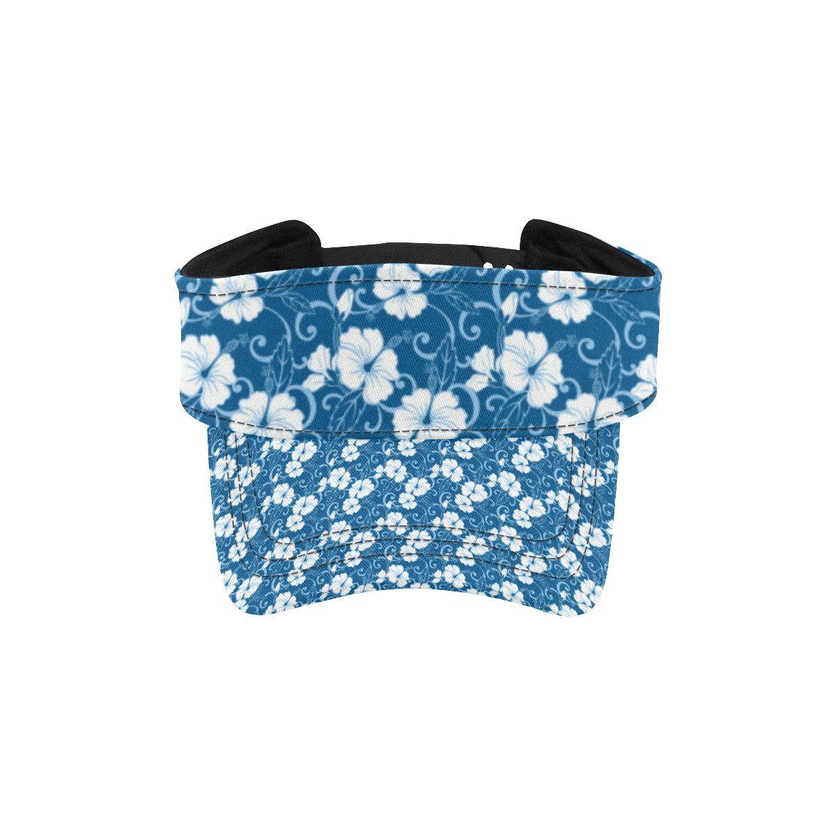 Hibiscus Blue Flower Hawaiian Print Unisex Sun Visor