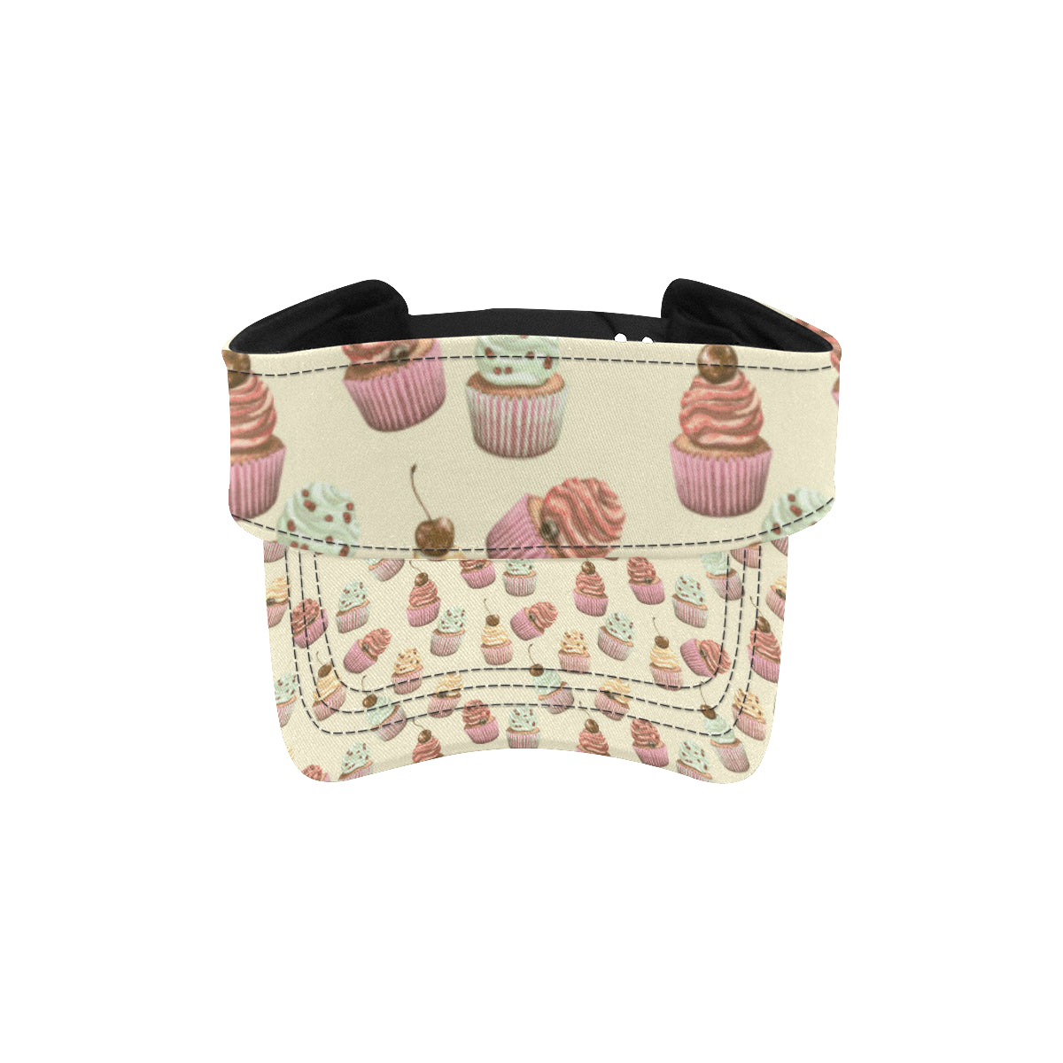 Cupcake Pattern Print Design 04 Unisex Sun Visor