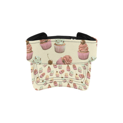 Cupcake Pattern Print Design 04 Unisex Sun Visor