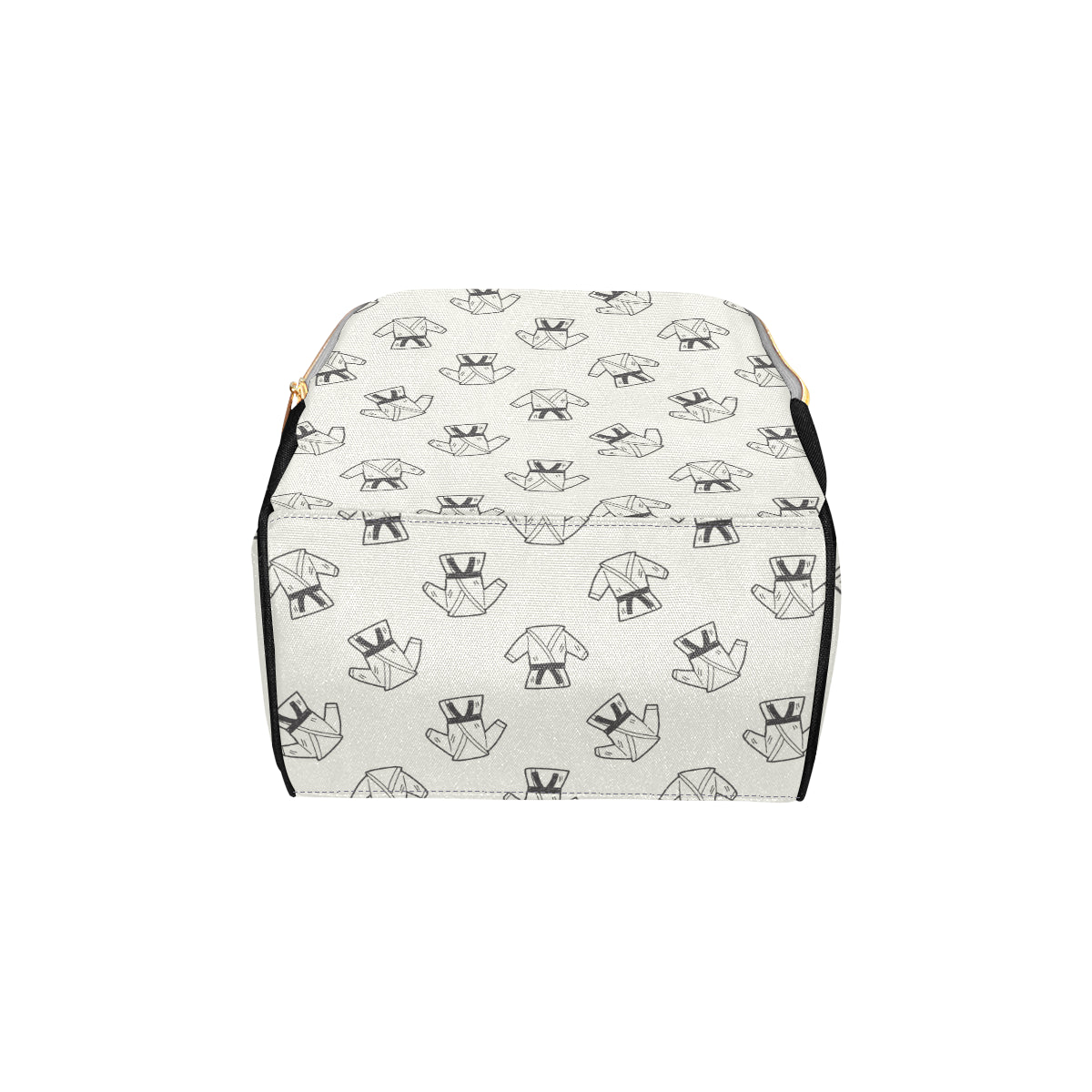 Karate Pattern Print Design 01 Diaper Bag Backpack
