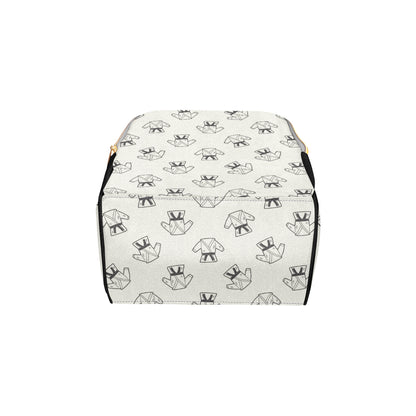 Karate Pattern Print Design 01 Diaper Bag Backpack