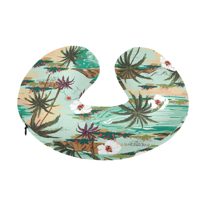 Pacific island Pattern Print Design A03 U-Shaped Travel Neck Pillow