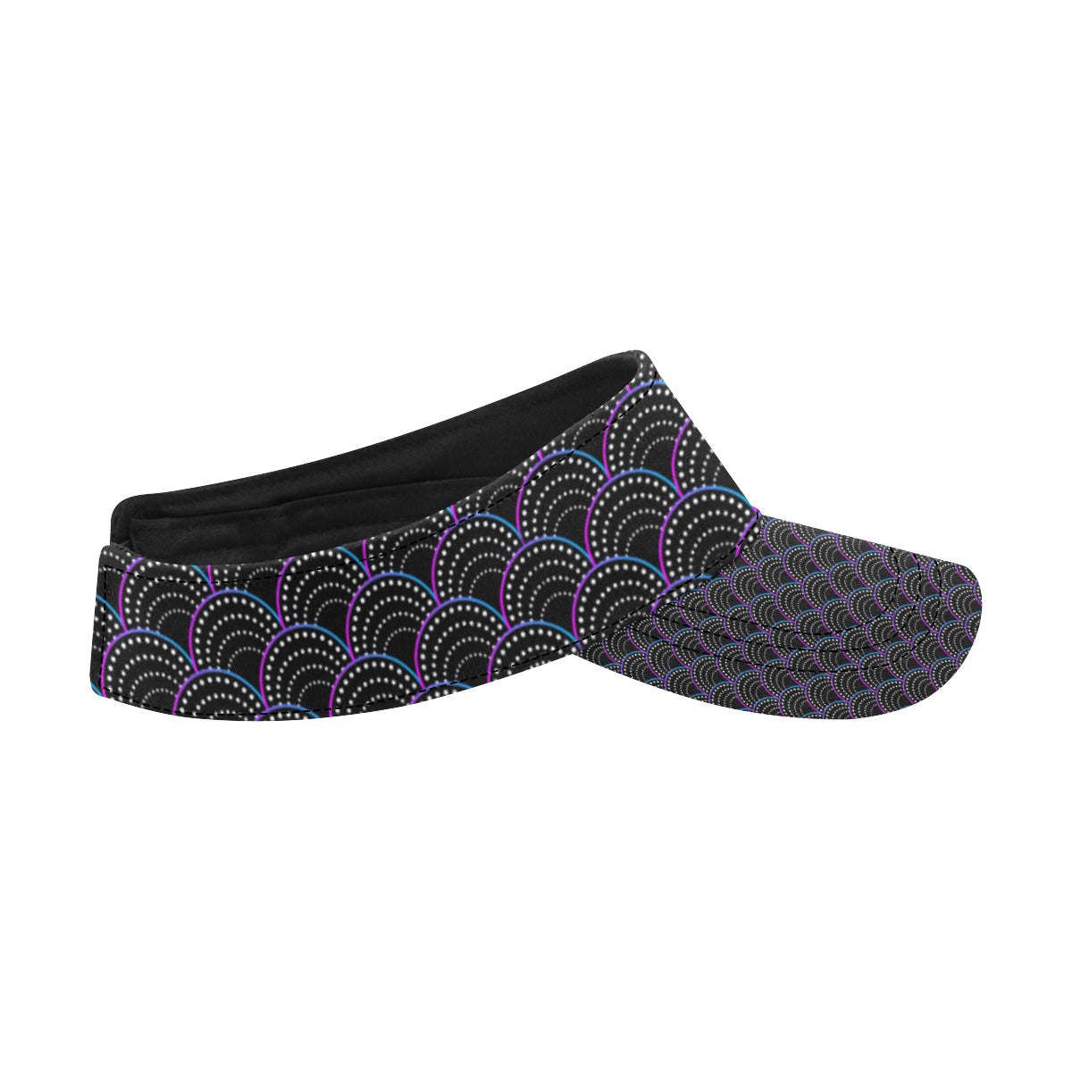 Mermaid Pattern Print Design 09 Unisex Sun Visor