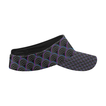 Mermaid Pattern Print Design 09 Unisex Sun Visor