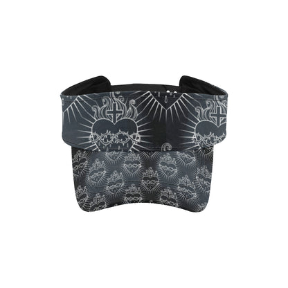 Christian Heart Tattoo Style Unisex Sun Visor