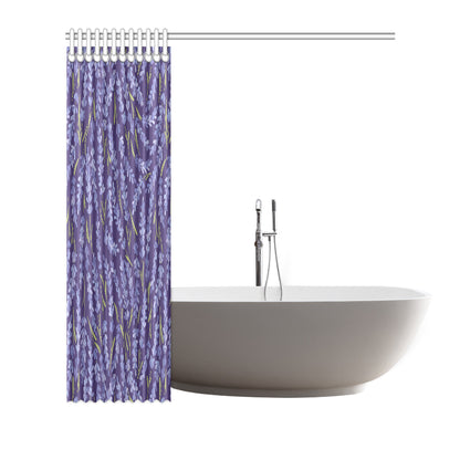Lavender Pattern Print Design 03 Shower Curtain