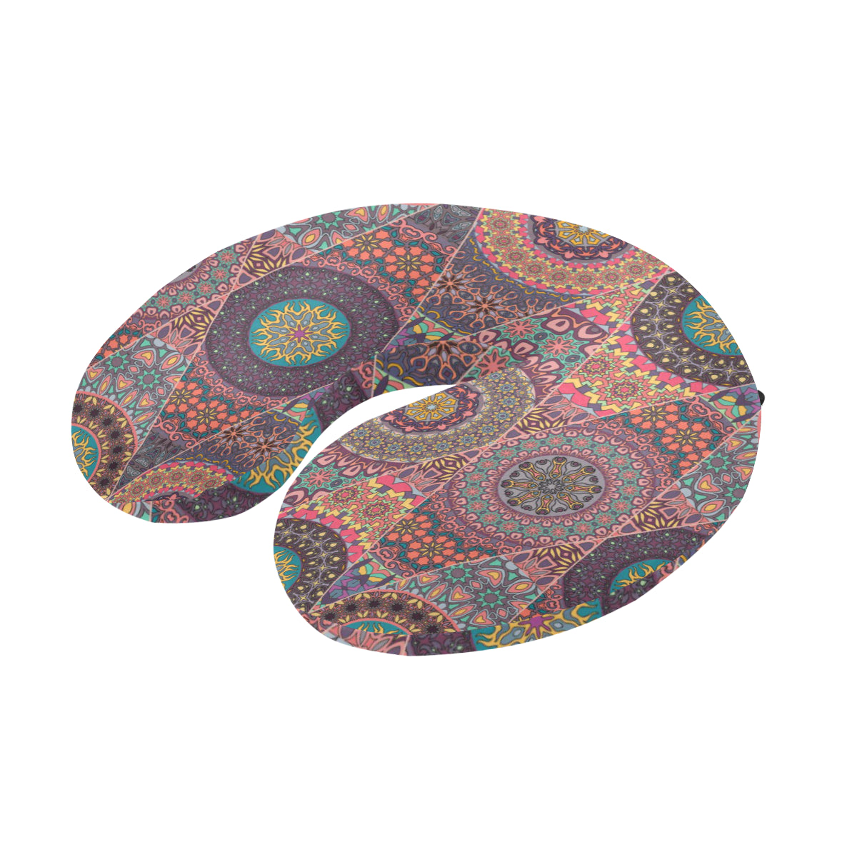 Bohemian Pattern Print Design 07 U-Shaped Travel Neck Pillow