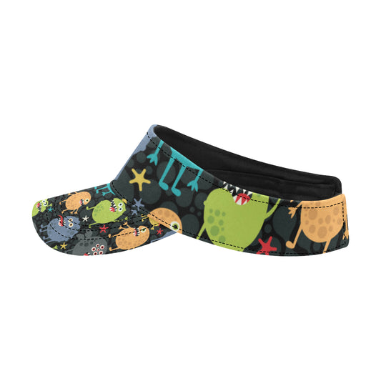 Monster Pattern Print Design 01 Unisex Sun Visor