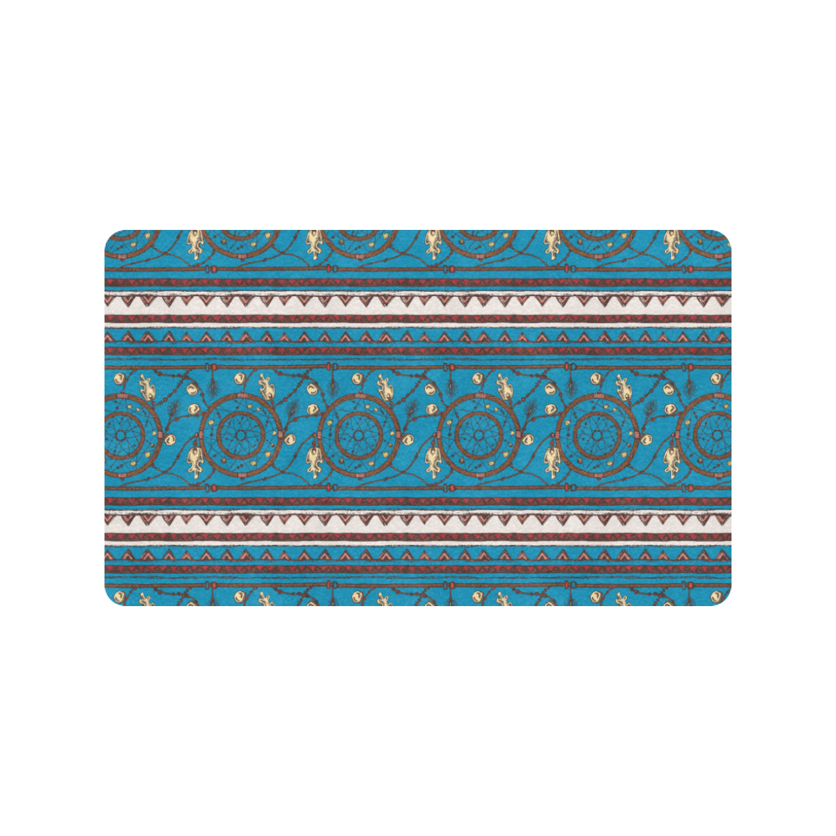 Dream catcher aztec Rubber Doormat