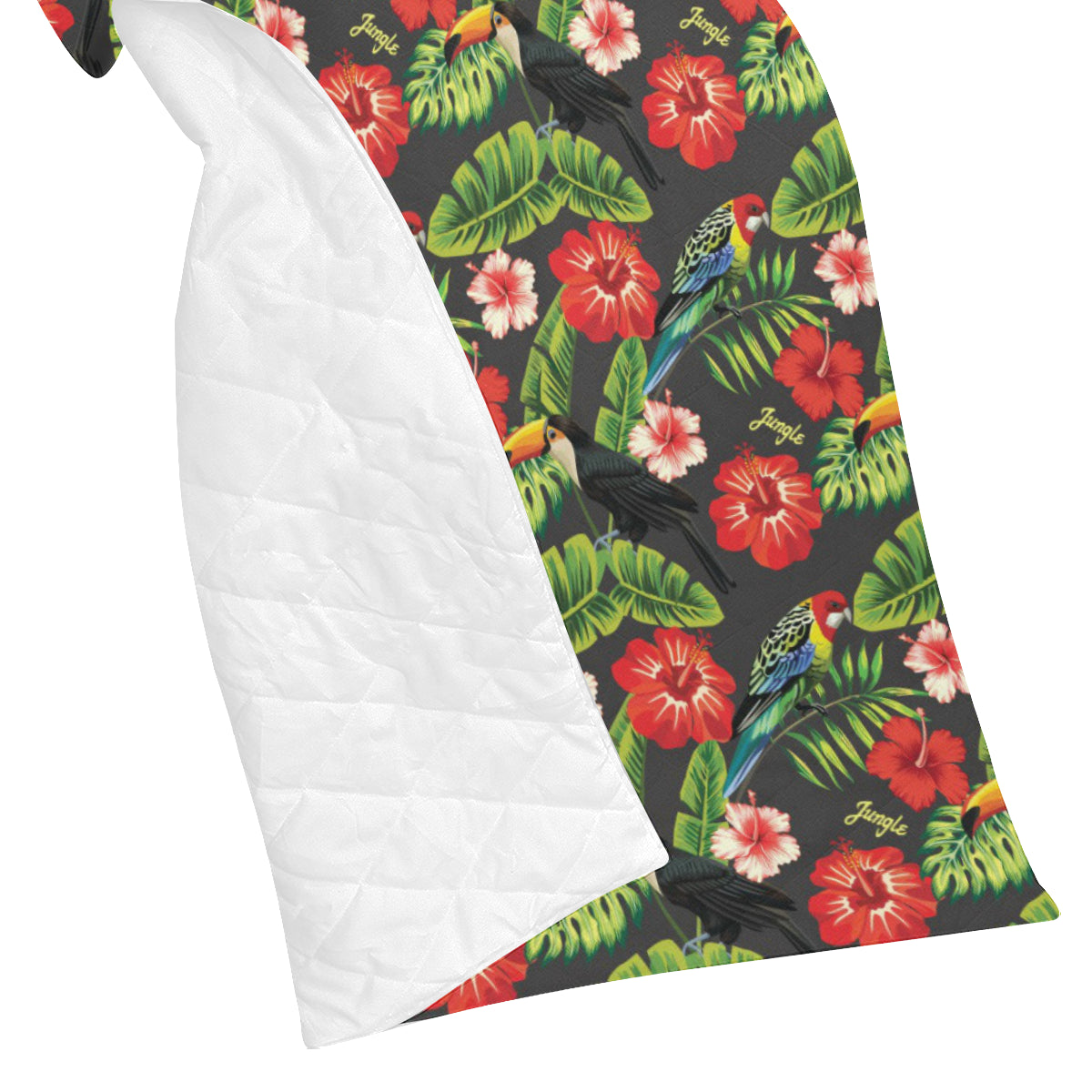 Tropical Flower Pattern Print Design TF04 Premium Quilt