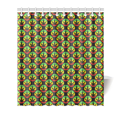 Rasta Reggae Color Design Shower Curtain