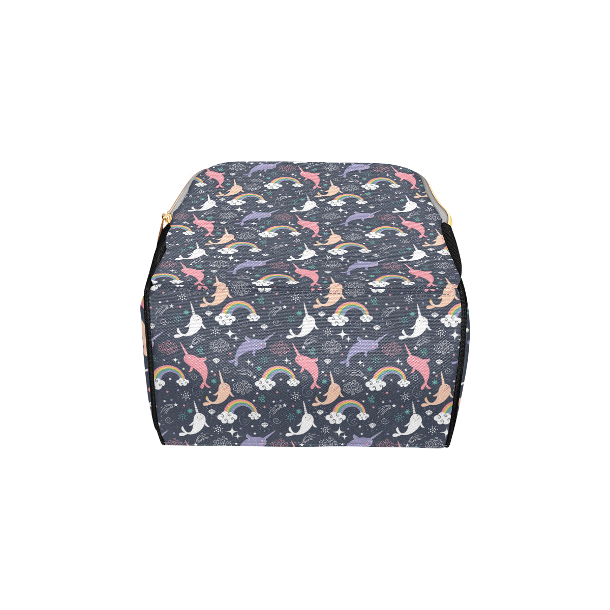 Narwhal Pattern Print Design 01 Diaper Bag Backpack