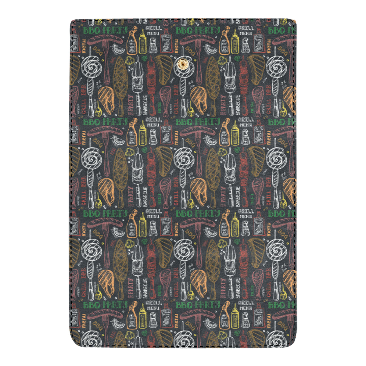 Barbecue Pattern Print Design 03 Women's Trifold Wallet