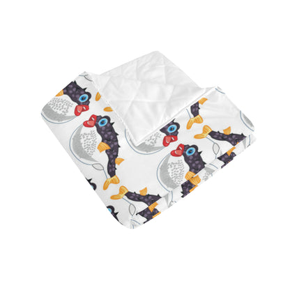 Fugu Pattern Print Design 03 Premium Quilt