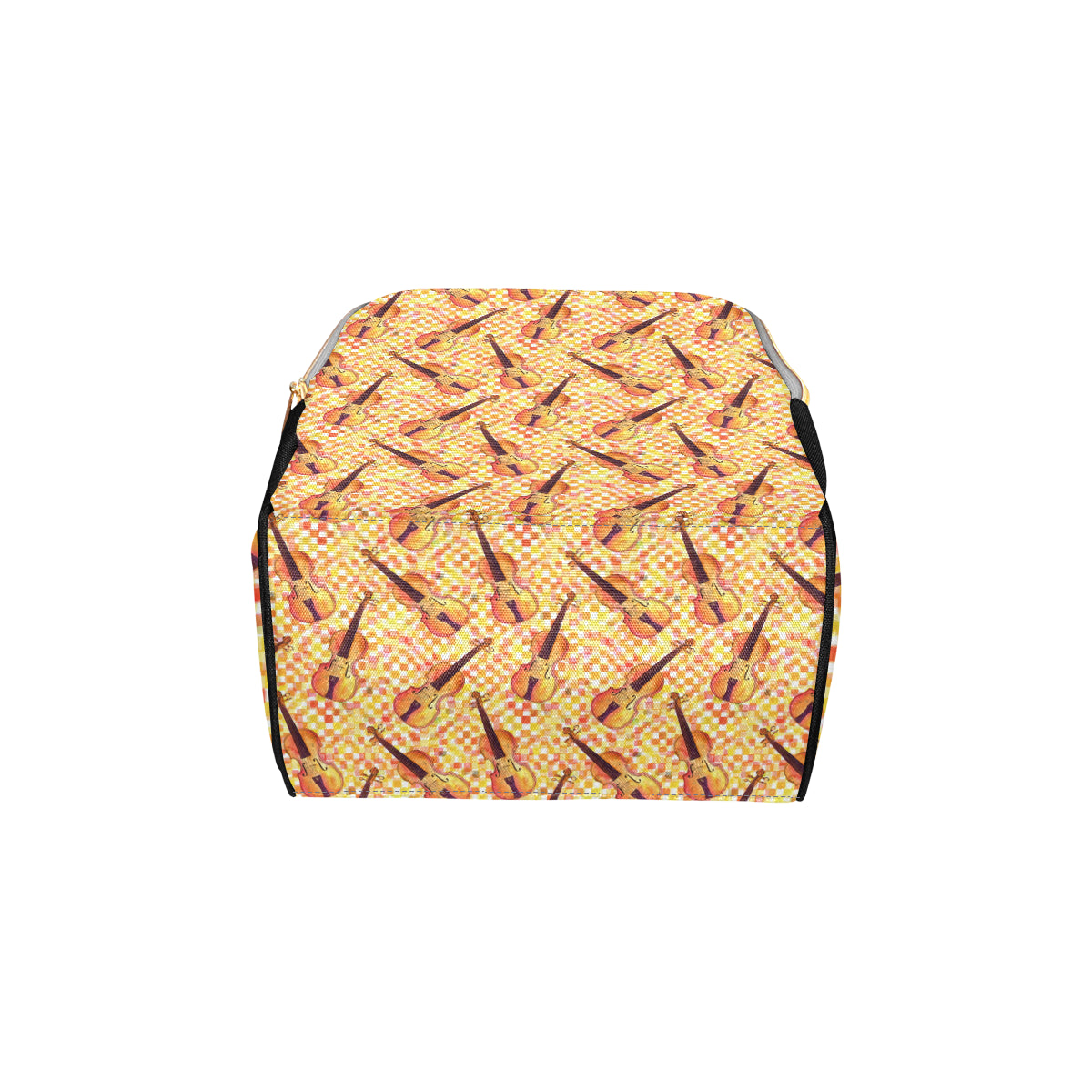 Violin Pattern Print Design 03 Diaper Bag Backpack