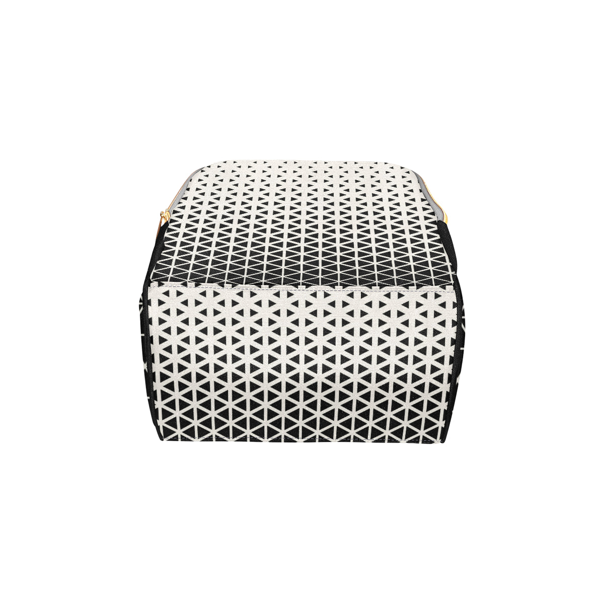 Geometric Black White Pattern Print Design 03 Diaper Bag Backpack