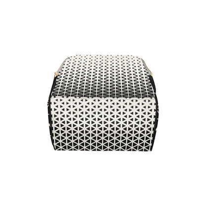 Geometric Black White Pattern Print Design 03 Diaper Bag Backpack