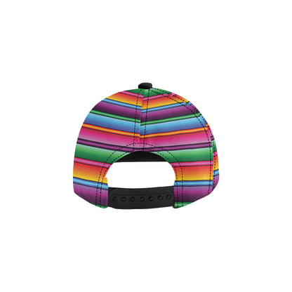 Mexican Blanket Colorful Print Pattern Snapback Cap
