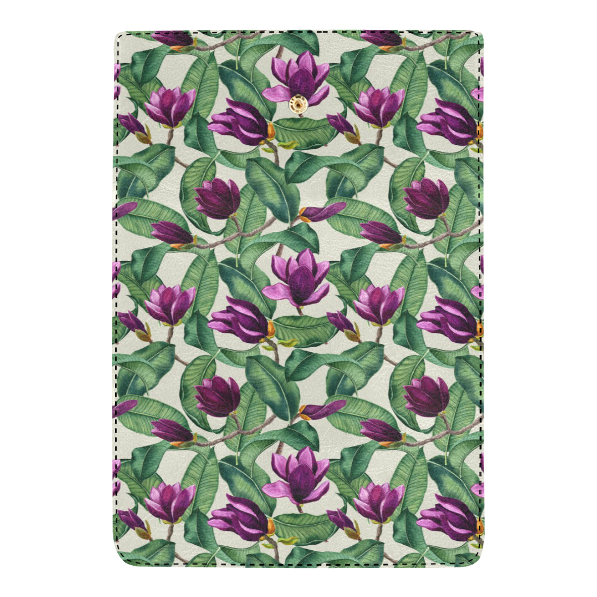 Magnolia Pattern Print Design MAG07 Women's Trifold Wallet