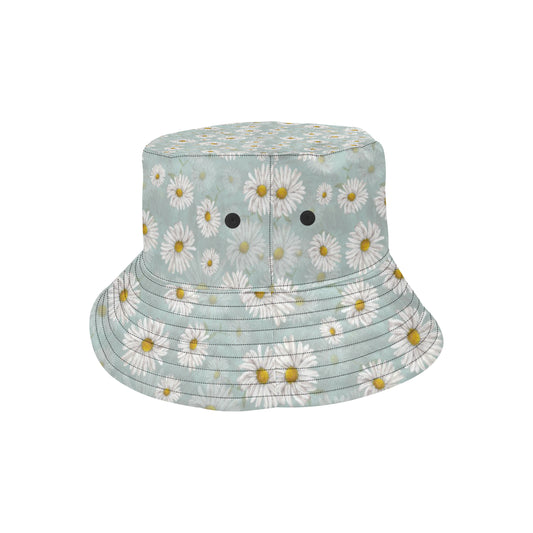 Daisy Pattern Print Design DS012 Unisex Bucket Hat