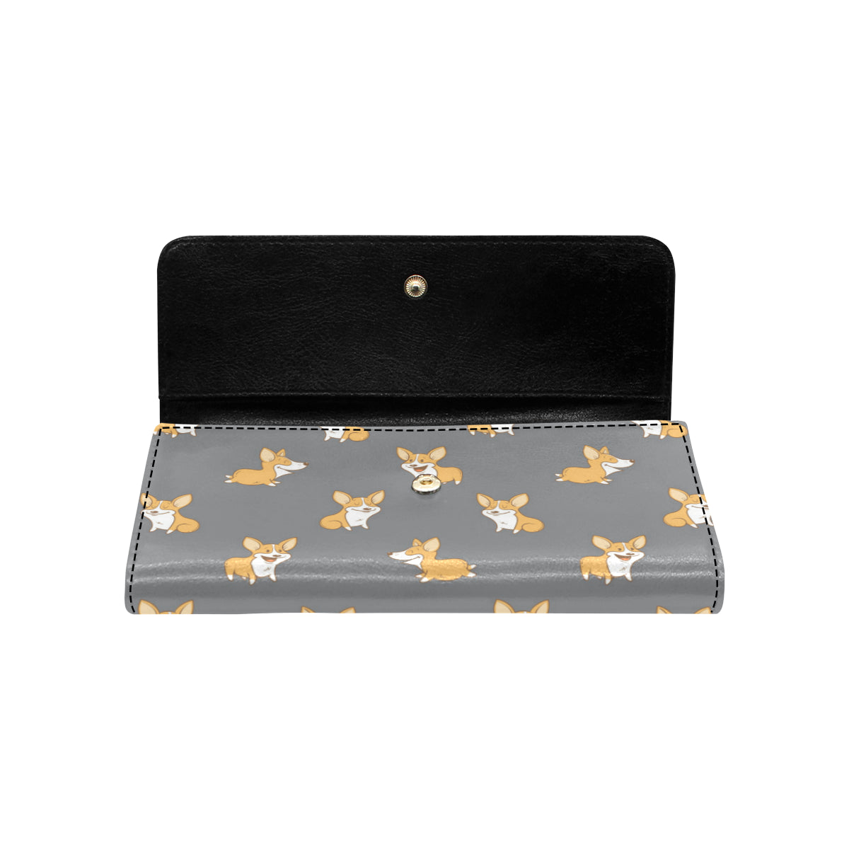 Pembroke Welsh Corgis Pattern Print Design A02 Women's Trifold Wallet