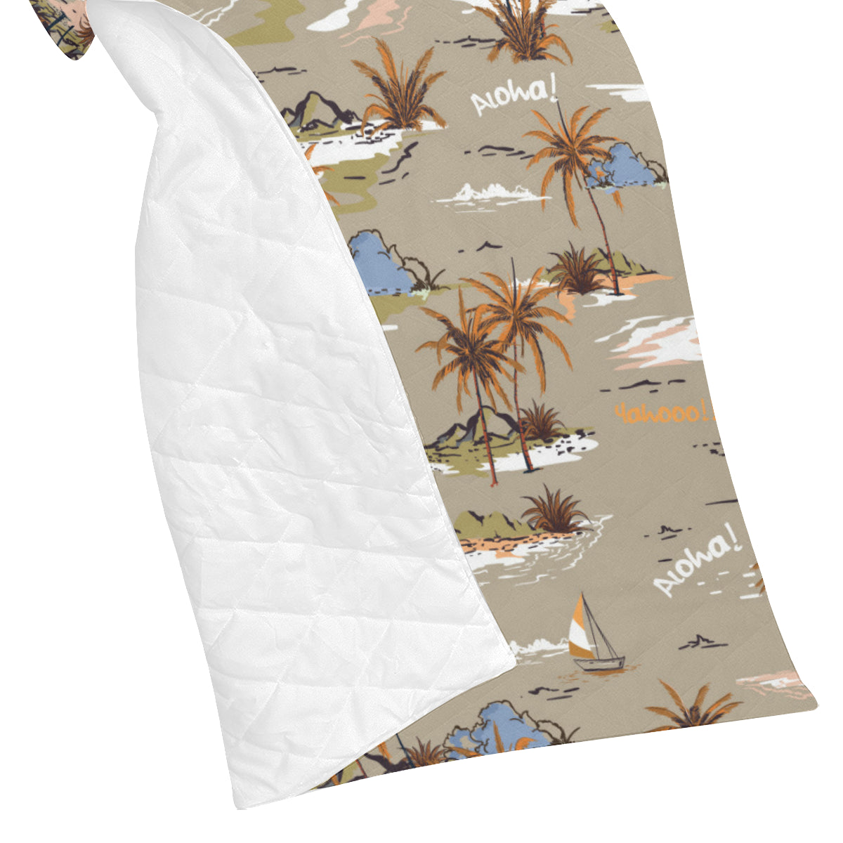 Pacific island Pattern Print Design A05 Premium Quilt