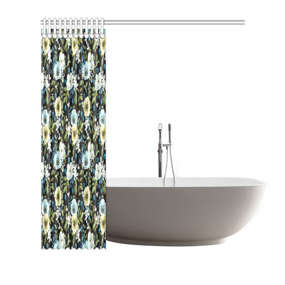 Anemone Pattern Print Design AM03 Shower Curtain