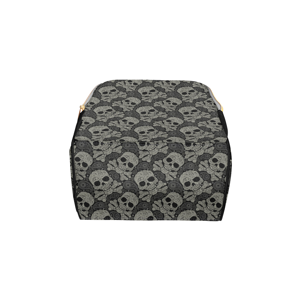 Paisley Skull Pattern Print Design A01 Diaper Bag Backpack