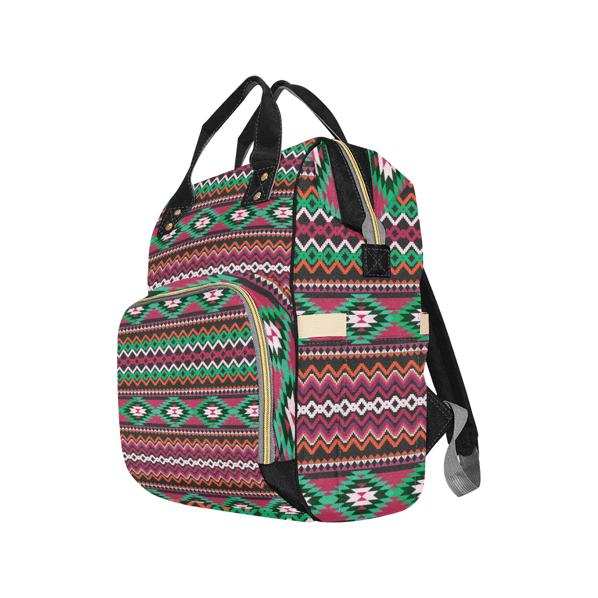 Mexican Pattern Print Design 01 Diaper Bag Backpack